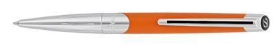 S T Dupont Defi Millennium Matte Orange with Chrome Trim Ballpoint SALE